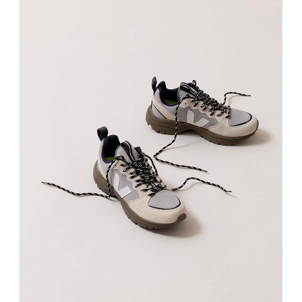 Veja VENTURI B-MESH Women's Running Shoes Silver/White | NZ 441FDN